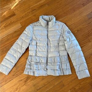 Tahari Light Gray Puffer Jacket